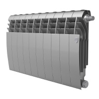 Фото товара - Радиатор BiLiner 350 Silver Satin VR80 - 10 секц. Royal Thermo RTBSSVR8035010