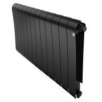 Фото товара - Радиатор биметаллический Infinity 500 Noir Sable VR80 - 12 секц. Royal Thermo RTINNSVR8050012