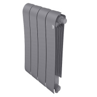 Фото товара - Радиатор биметаллический Infinity 500 Silver Satin VR80 - 4 секц. Royal Thermo RTINSSVR805004