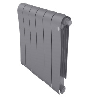 Фото товара - Радиатор биметаллический Infinity 500 Silver Satin VR80 - 6 секц. Royal Thermo RTINSSVR805006