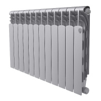 Фото товара - Радиатор Revolution Bimetall 500 2.0/Silver Satin – 12 секц. Royal Thermo RTRBSS250012