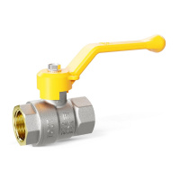 Фото товара - Кран шаровой латунный Pride 47.50.В-В.Р GAS Ду 50 Ру 25 вн-вн (рычаг) LD LD 47.361.50