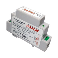 Фото товара - Блок питания 12W/12-24V DIN ZONT ML13968