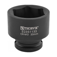 Фото товара - Головка торцевая ударная 1/2 33мм THORVIK S23S1133