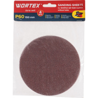 Фото товара - Шлифлист 150мм P60 без отв. 4шт для станка GM 1528 WORTEX 1325980