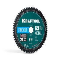 Фото товара - Диск пильный по металлу и стали 63Т Metal Cut 235х30мм KRAFTOOL 36954-235-30-63