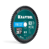Фото товара - Диск пильный по металлу и стали 63Т Metal Cut 255х30мм KRAFTOOL 36954-255-30-63