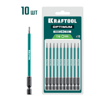 Фото товара - Биты 10шт 100мм OPTIMUM TX 6 KRAFTOOL 26126-6-100-S10