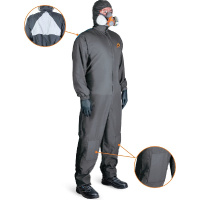 Фото товара - Малярный комбинезон с наколенниками Paint-Expert р XXL/54-56 Jeta Safety JPC155-XXL