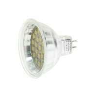 Фото товара - Лампа светодиодная MR16 WW 24SMD LED 2W угол 120 49мм O50мм 170-240V MEGA LIGHTING LM-0216WW-MR16