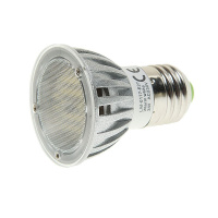 Фото товара - Лампа светодиодная E27 WW 48 SMD LED 3W=30W угол 120 66мм O50мм 170-240V MEGA LIGHTING LM-0177WW-E27