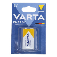 Фото товара - Элемент питания SR-1: 6F22 крона ALKALINE ENERGY 9V VARTA VRT-6F22