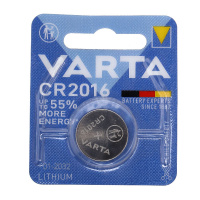 Фото товара - Элемент питания CR2016-BL1 LITHIUM таблетка автобрелки 3V VARTA VRT-CR2016бл