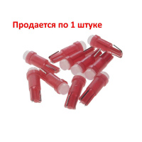 Фото товара - Автолампа T5 W2*4.6d COB RED 12V MEGA ELECTRIC ME-05012R