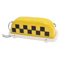 Фото товара - Знак ТАКСИ YELLOW шаш. магнитный с подсветкой 12V MEGA ELECTRIC TX-201