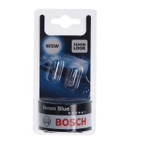 Фото товара - Автолампа W5W W2.1*9.5d блистер 2шт XENON BLUE 12V BOSCH B-1987301033-2бл