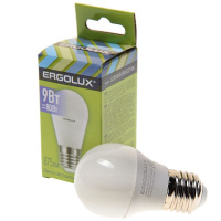 Фото товара - Лампа светодиодная Е27 G45 9W дневной свет ERGOLUX EL-LED-G45-9W-E27-6K