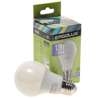 Фото товара - Лампа светодиодная E27 A60 12W дневной свет ERGOLUX EL-LED-A60-12W-E27-6K