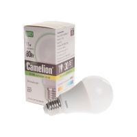 Фото товара - Лампа светодиодная E27 A60 11W тёплый свет CAMELION C-LED11-A60/830/E27