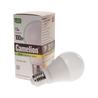 Фото товара - Лампа светодиодная E27 A60 13W тёплый свет CAMELION C-LED13-A60/830/E27