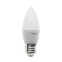 Фото товара - Лампа светодиодная E27 С35 8W тёплый свет CAMELION C-LED8-C35/830/E27