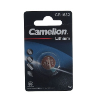 Фото товара - Элемент питания CR1632-BL1 LITHIUM таблетка автобрелки 3V CAMELION C-CR1632бл
