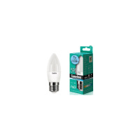 Фото товара - Лампа светодиодная E27 C35 7W холодный свет CAMELION C-LED7-C35/845/E27