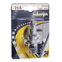 Фото товара - Автолампа H4 75/70 P43t-38 блистер 24V NARVA 488924000