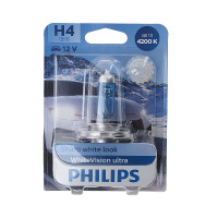 Фото товара - Автолампа H4 60/55 P43t-38 WhiteVision ultra 4200K блистер 12V PHILIPS 12342WVUB1