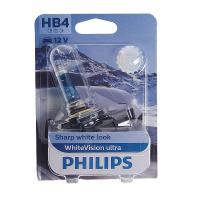 Фото товара - Автолампа HB4 51 P22d WhiteVision ultra 4200K блистер 12V PHILIPS 9006WVUB1