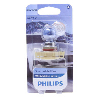 Фото товара - Автолампа PSX24W PG20/7 WhiteVision ultra 3300K блистер 12V PHILIPS 12276WVUB1