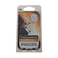 Фото товара - Автолампа T4W BA9s блистер 2шт 12V PHILIPS 12929B2