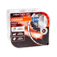 Фото товара - Автолампа HB4 51 P22d+150% NIGHT BREAKER LASER 3950K евробокс 2шт 12V OSRAM 9006NL-HCB