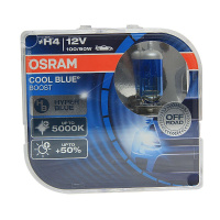 Фото товара - Автолампа H4 100/90 P43t COOL BLUE BOOST до 5500K евробокс 2шт 12V OSRAM 62193CBB-2HB
