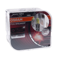 Фото товара - Автолампа H1 55 P14.5s FOG BREAKER 2600K евробокс,2шт 12V OSRAM 62150FBR-HCB