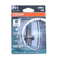 Фото товара - Автолампа H1 55 P14.5s+100% COOL BLUE INTENSE NextGen до 5000K 12V в блистере OSRAM 64150CBN-01B