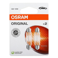 Фото товара - Автолампа C10W SV8.5/8 41мм 2шт 12V OSRAM 6411-2BL