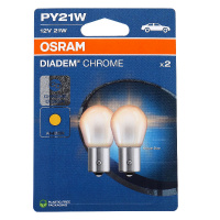 Фото товара - Автолампа PY21W BAU15s DIADEM CHROME блистер 2шт 12V OSRAM 7507DC-2BL