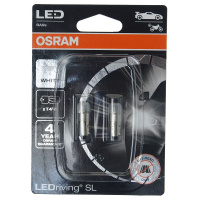 Фото товара - Автолампа T4W BA9s LED 2шт 6000K 12V OSRAM 3893DWP-2BL
