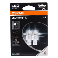 Фото товара - Автолампа W16W W2.1*9.5d LED блистер,2шт 6000K 12V OSRAM 921DWP-2BL