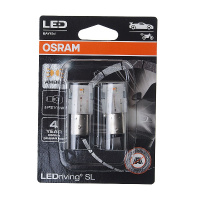 Фото товара - Автолампа P21/5W BAY15d LED блистер 2шт YELLOW 12V OSRAM 7528DYP-02B