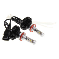 Фото товара - Автолампа H11 BRIGHT WHITE 6 SMD 6500K со встроенным блоком 2шт 12-24V 5000лм MEGAPOWER M-58727