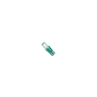 Фото товара - Автолампа W1.2W W2*4.6d LED CONE GREEN 12лм 12V MEGAPOWER M-30413G