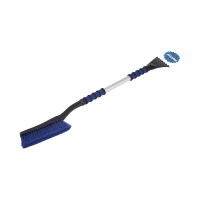 Фото товара - Щетка для снега со скребком и мягкой ручкой 88см BLUE MEGAPOWER M-71063BL