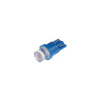 Фото товара - Автолампа T10W W2,1x9,5d 1 LED CONCAVE BLUE 4лм 12V MEGAPOWER M-10312B