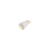 Фото товара - Автолампа T10W W2,1x9,5d 1 SMD 5050 WHITE 6000K 20лм 12V MEGAPOWER M-10411W