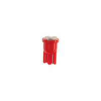 Фото товара - Автолампа T10W W2,1x9,5d 6 SMD 3528 RED 60лм 12V MEGAPOWER M-10511R