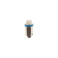 Фото товара - Автолампа T4W BA9s 4 LED BLUE 10лм 12V MEGAPOWER M-90123B