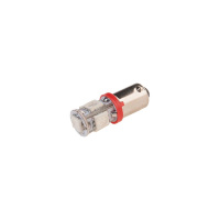 Фото товара - Автолампа T4W BA9s 5 SMD 5050 RED 40лм 12V MEGAPOWER M-90125R