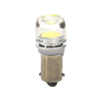 Фото товара - Автолампа T4W BA9s 1 SMD 7080 WHITE 6000K 60лм 12V MEGAPOWER M-90135W